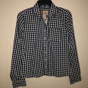 Holllister- Button down top
